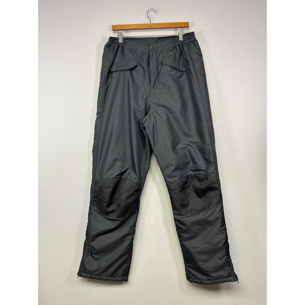 Winter Ski iXtreme Boys 18/20 Black Insulated Snow Pants Reinforced Knee Utility